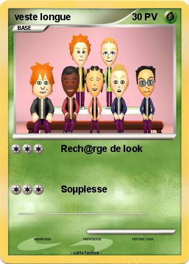 Pokemon veste longue