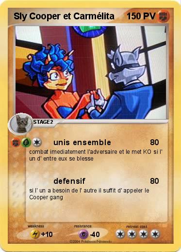 Pokemon Sly Cooper et Carmélita