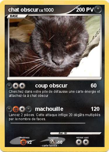 Pokemon chat obscur