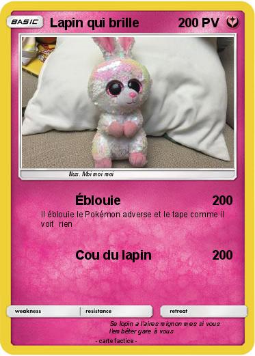 Pokemon Lapin qui brille