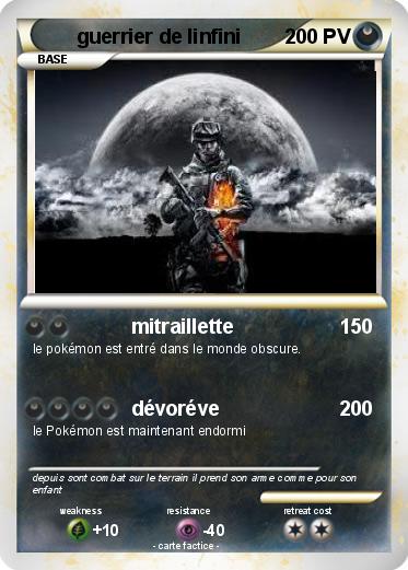 Pokemon guerrier de linfini