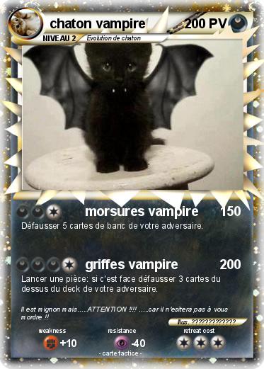 Pokemon chaton vampire