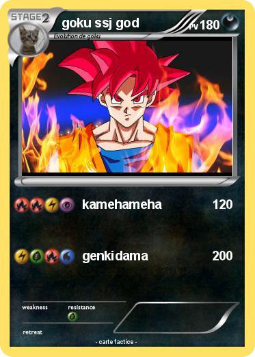 Pokemon goku ssj god