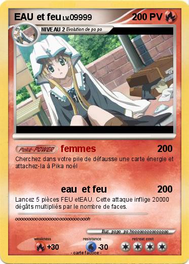 Pokemon EAU et feu