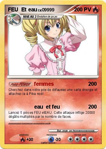 Pokemon FEU  Et eau