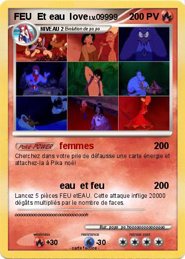 Pokemon FEU  Et eau  love