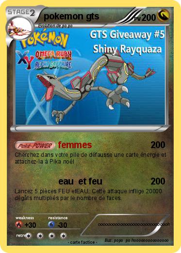 Pokemon pokemon gts