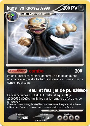 Pokemon kaos  vs kaos