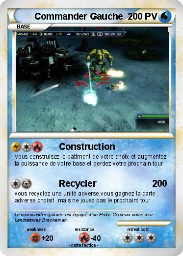 Pokemon Commander Gauche