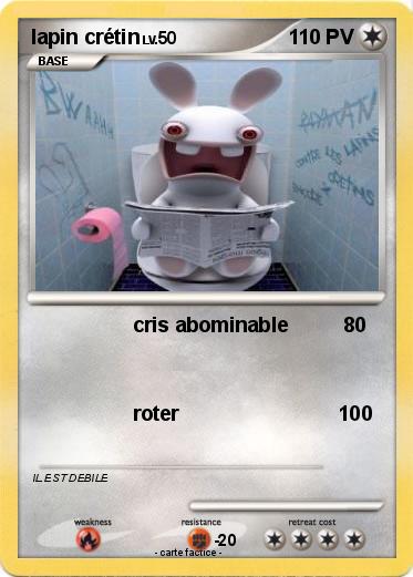 Pokemon lapin crétin