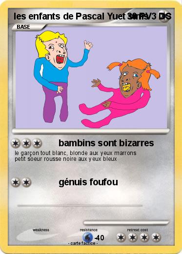 Pokemon les enfants de Pascal Yuet sims 3 DS