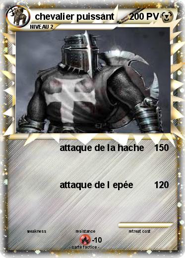 Pokemon chevalier puissant