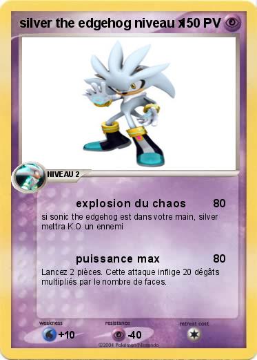 Pokemon silver the edgehog niveau x