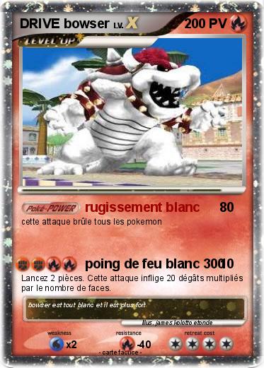 Pokemon DRIVE bowser