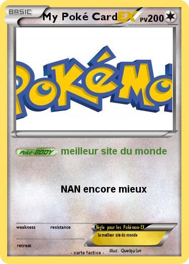 Pokemon My Poké Card