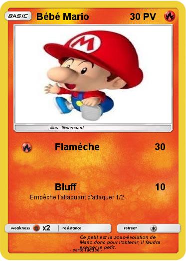Pokemon Bébé Mario