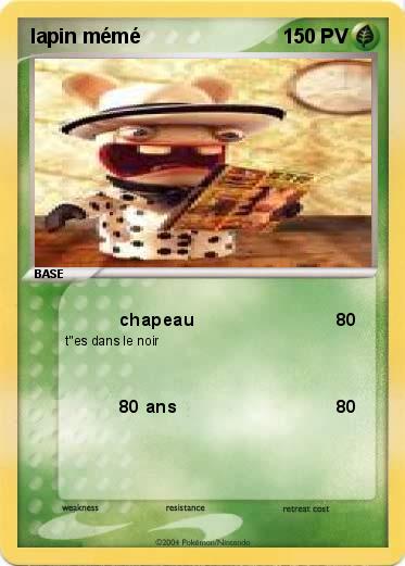 Pokemon lapin mémé