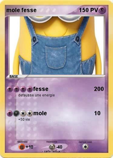Pokemon mole fesse