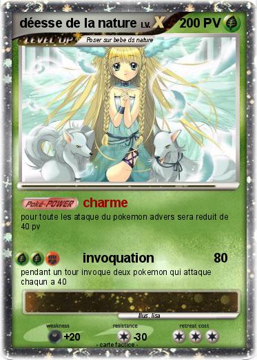 Pokemon déesse de la nature
