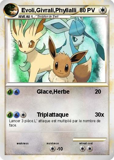 Pokemon Evoli,Givrali,Phyllalli