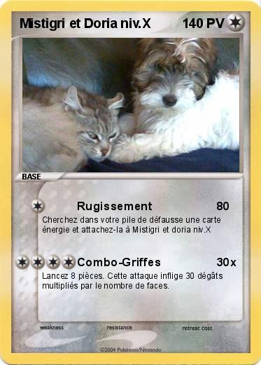 Pokemon Mistigri et Doria niv.X