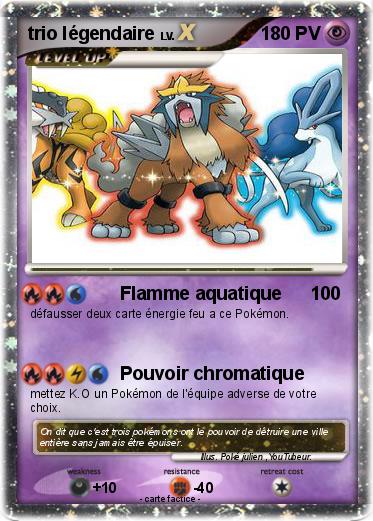 Pokemon trio légendaire