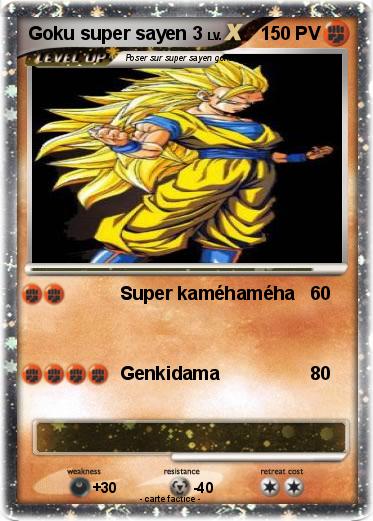 Pokemon Goku super sayen 3
