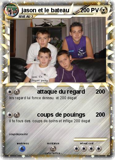 Pokemon jason et le bateau