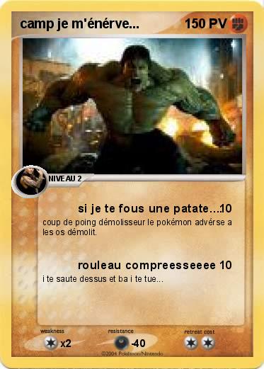 Pokemon camp je m'énérve...
