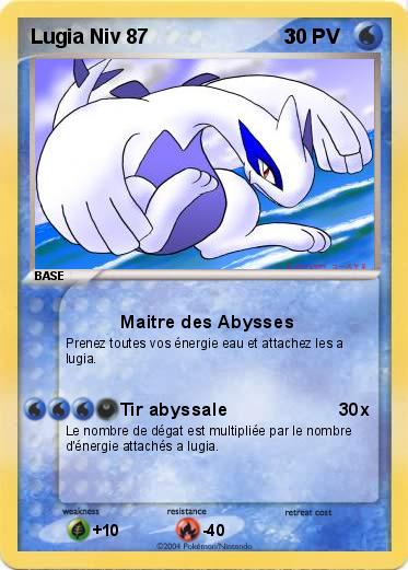 Pokemon Lugia Niv 87                        3  