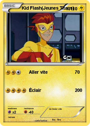 Pokemon Kid Flash(Jeunes Titans)