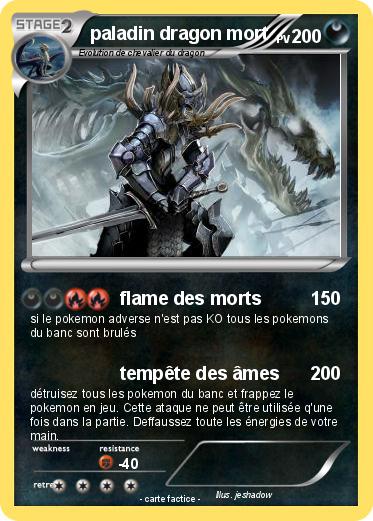 Pokemon paladin dragon mort