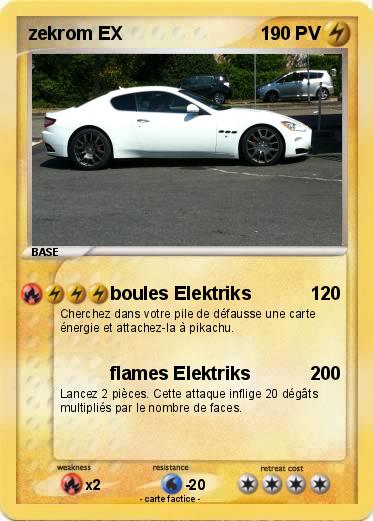 Pokemon zekrom EX