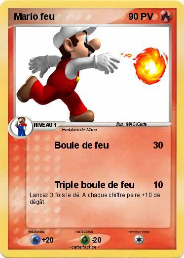 Pokemon Mario feu