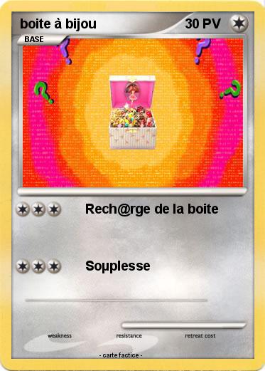 Pokemon boite à bijou