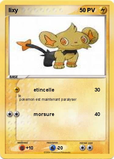 Pokemon lixy