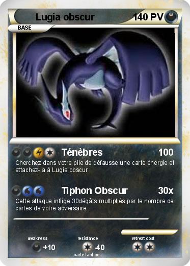 Pokemon Lugia obscur