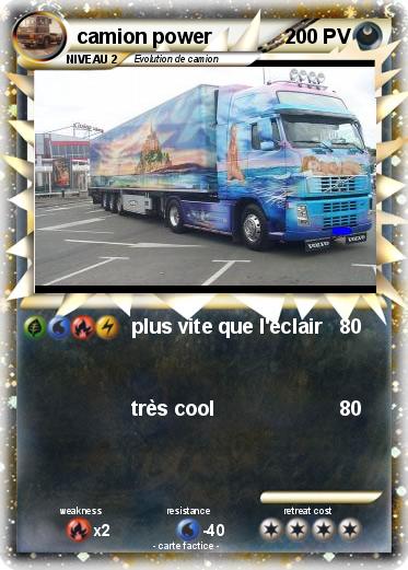 Pokemon camion power