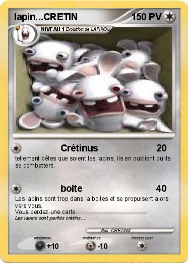 Pokemon lapin...CRETIN