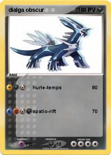 Pokemon dialga obscur
