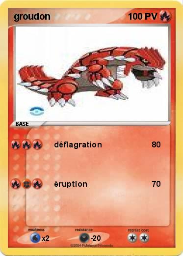 Pokemon groudon