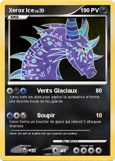 Pokemon Xerox Ice