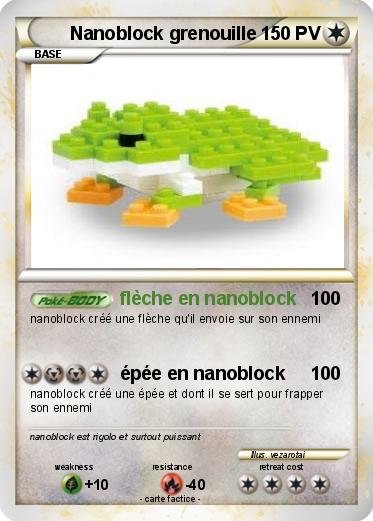Pokemon Nanoblock grenouille