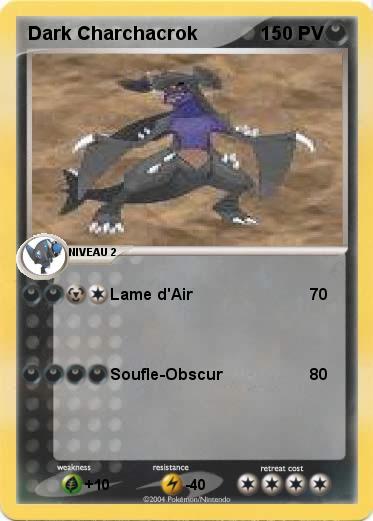 Pokemon Dark Charchacrok