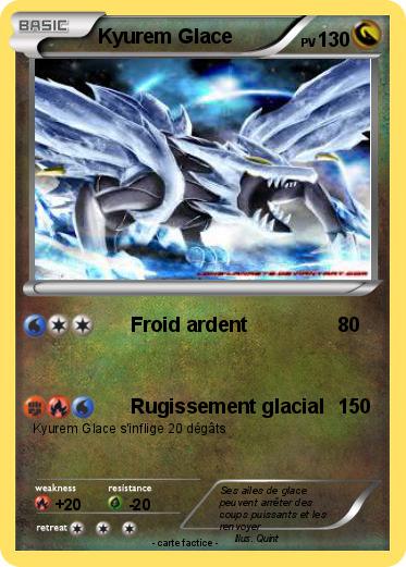Pokemon Kyurem Glace