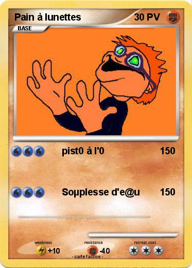Pokemon Pain à lunettes