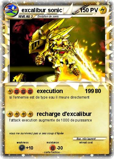Pokemon excalibur sonic