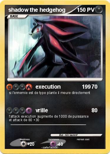 Pokemon shadow the hedgehog