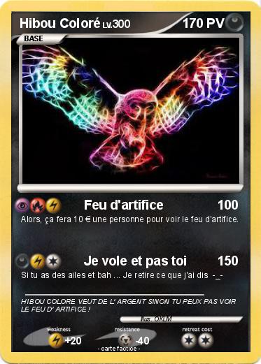 Pokemon Hibou Coloré