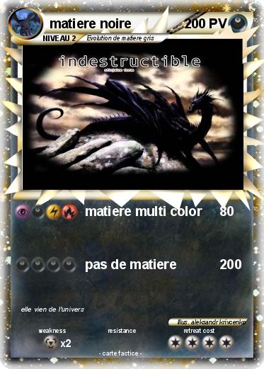 Pokemon matiere noire